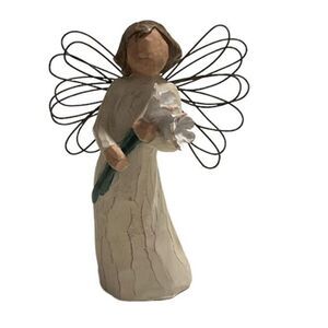 Willow Tree Angel of Beauty Figurine Holding‎ Flowers Susan Lordi 2000